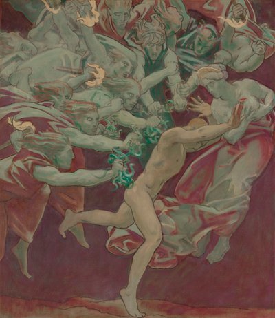 Studio per il Museo delle Belle Arti, Boston, Murales: Oreste e le Furie da John Singer Sargent