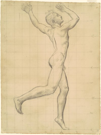 Studio di Apollo per "Apollo e Dafne" da John Singer Sargent
