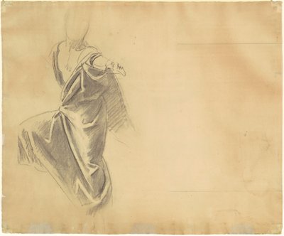 Studio di Drappeggio [verso] da John Singer Sargent