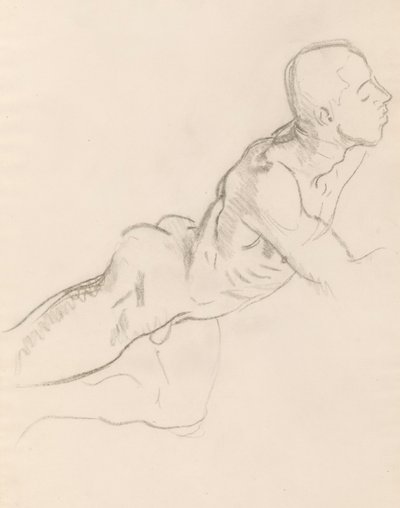Studio di Eros per Eros e Psiche, decorazione a rilievo, Rotonda, Museo delle Belle Arti, Boston da John Singer Sargent