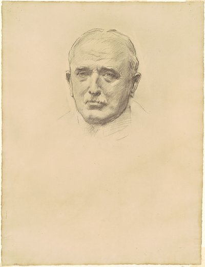 Studio del maresciallo di campo John French per "Ufficiali generali della prima guerra mondiale" da John Singer Sargent