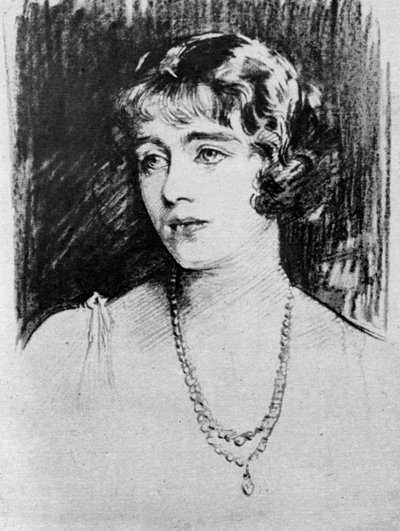 Studio di Lady Elizabeth Bowes-Lyon, 1923 da John Singer Sargent