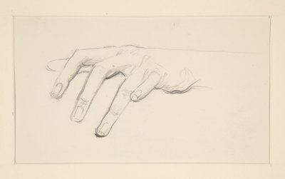 Studio di una mano da John Singer Sargent