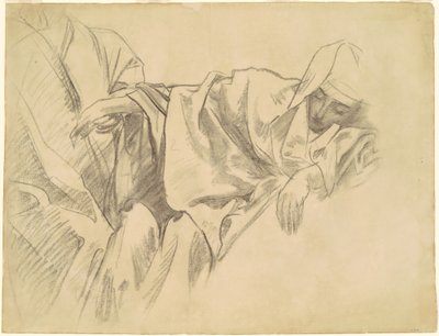 Studio della crocifissione per "Quindici misteri del rosario" da John Singer Sargent