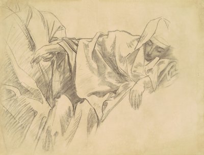 Studio della Crocifissione per i Quindici Misteri del Rosario da John Singer Sargent