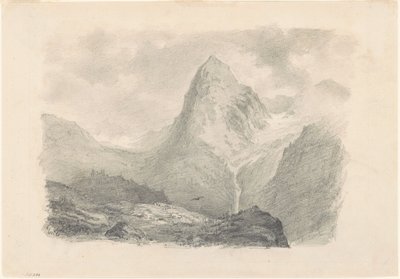 Le Alpi [recto] da John Singer Sargent