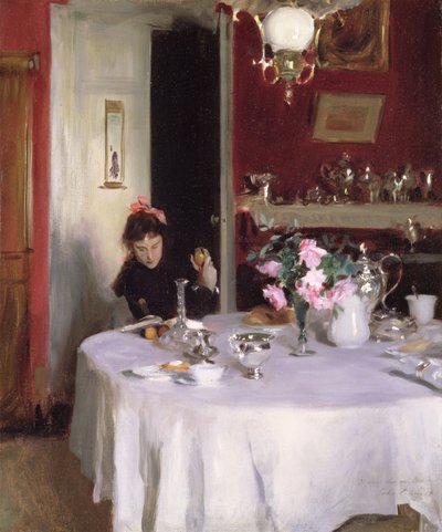 La Tavola della Colazione, 1884 da John Singer Sargent