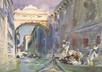 Il Ponte dei Sospiri, c.1905-08 da John Singer Sargent