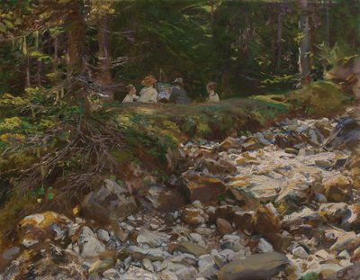 Il maestro e i suoi allievi da John Singer Sargent