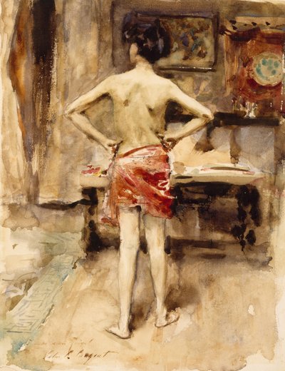 Il modello, 1876 da John Singer Sargent
