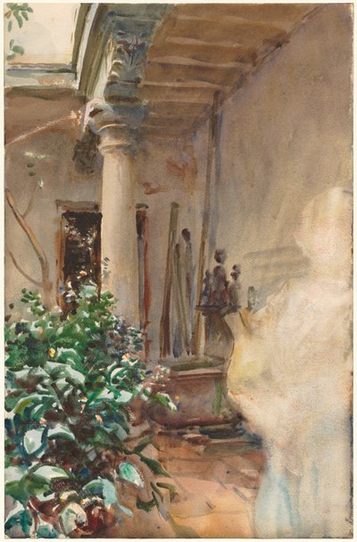 Il Patio da John Singer Sargent