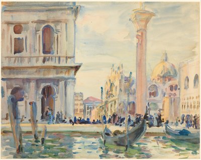 The Piazzetta da John Singer Sargent