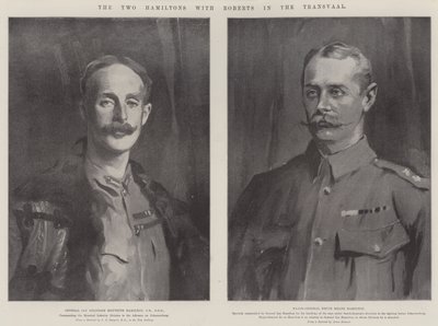 I due Hamilton con Roberts nel Transvaal da John Singer Sargent