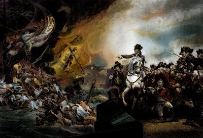 Grande Assedio di Gibilterra da John Singleton (after) Copley