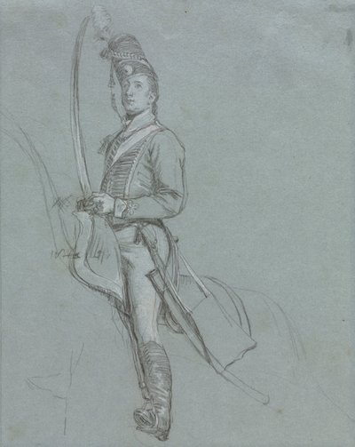 Un ufficiale ussaro a cavallo, 1812 da John Singleton Copley