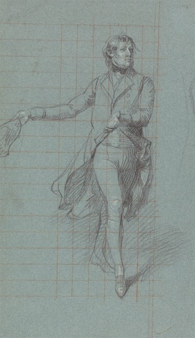 Capitano W. Fairfax, studio di figura per il dipinto della Vittoria di Lord Duncan da John Singleton Copley