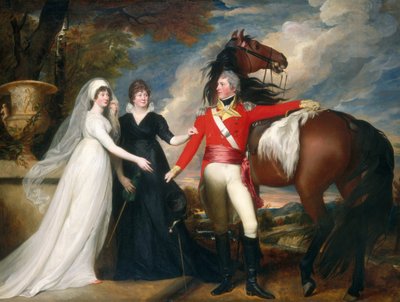 Colonnello William Fitch e le sue Sorelle Sarah e Ann Fitch, 1800-1801 da John Singleton Copley