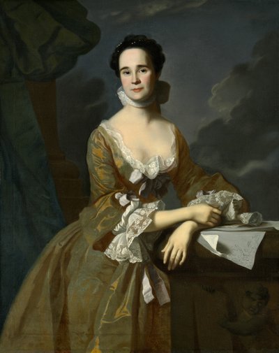 Signora Daniel Hubbard Mary Greene da John Singleton Copley