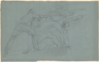 Studio per "La Sconfitta delle Batterie Galleggianti a Gibilterra" da John Singleton Copley