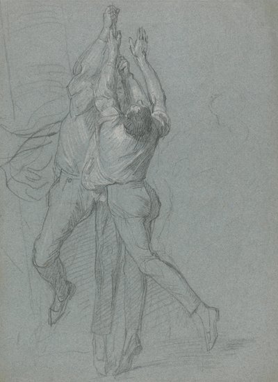 Studio di marinai che issano una bandiera per la vittoria di Lord Duncan da John Singleton Copley