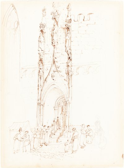 Un arco gotico da John Skinner Prout