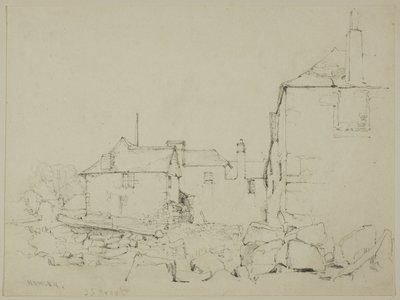 Case e muro di pietra, Newlyn da John Skinner Prout