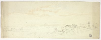 Vista panoramica della città di mare da John Skinner Prout