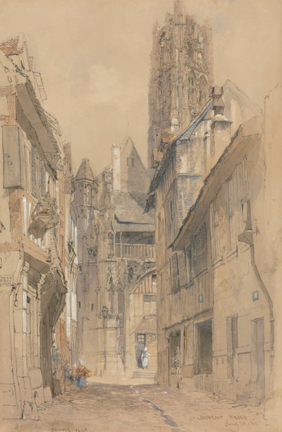 La Chiesa di San Lorenzo da John Skinner Prout