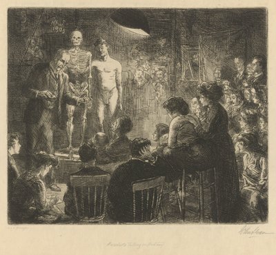 Anschutz parlando di anatomia da John French Sloan
