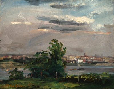 Coytesville sulle Palisades da John French Sloan