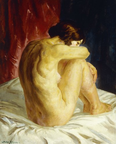 Nudo che Guarda Indietro da John French Sloan