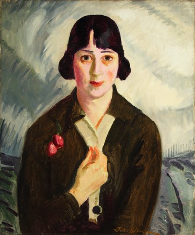 Quaker Nell (Helen M. Taylor) 1916 (Olio su tela) da John Sloan