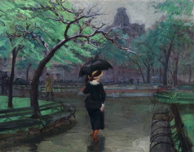 Pioggia di primavera da John French Sloan