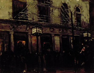 Teatro di Walnut Street, Philadelphia da John French Sloan
