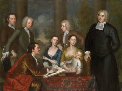 Il gruppo delle Bermuda (Dean Berkeley e il suo entourage) da John Smibert