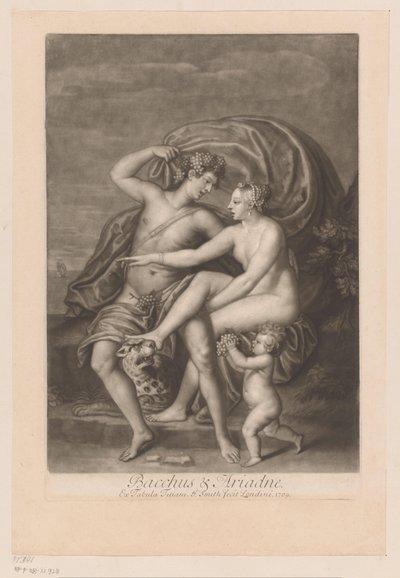 Bacco trova Arianna a Nasso da John Smith