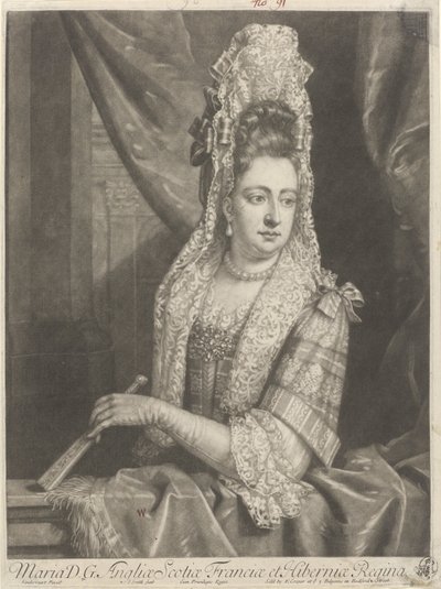 Ritratto di Maria II Stuart da John Smith