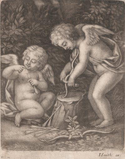 Cupidi che provano un arco da John Smith