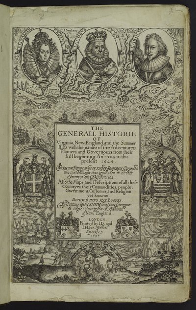 "La storia generale della Virginia, del New England e delle Isole d