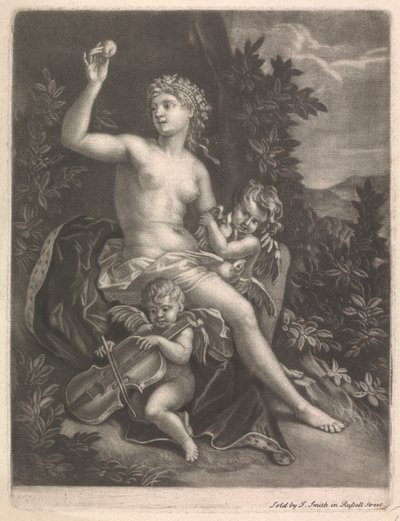 Venere che Tiene la Mela di Paride da John Smith