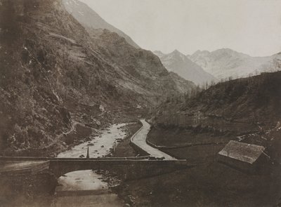 Vista lungo la strada per Luz, Portogallo, 1852-1853 da John Stewart