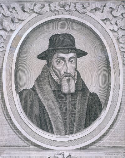 Ritratto ovale di John Foxe, c1570, c1700 da John Sturt