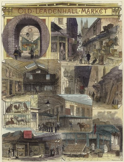 Vecchio mercato di Leadenhall da John Sulman