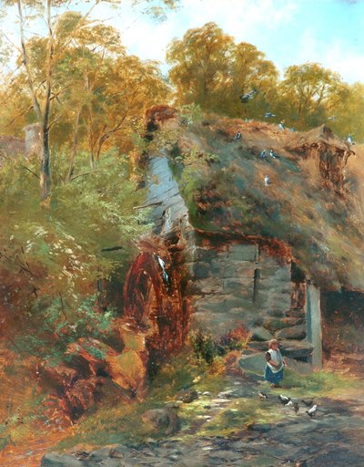 Mulino di Chagford, Devon da John Syer