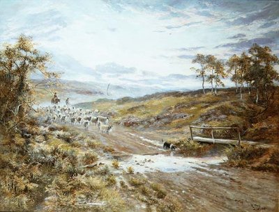 Attraversando il ruscello, Goatland da John Syer