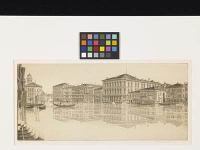 Specchio veneziano (acquaforte) da John Taylor Arms