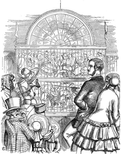 Alberto, Principe Consorte della Regina Vittoria, alla Grande Esposizione da John Tenniel