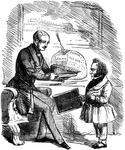 Alberto, Principe Consorte della Regina Vittoria, e Joseph Paxton da John Tenniel