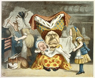 Alice e la Duchessa da John Tenniel