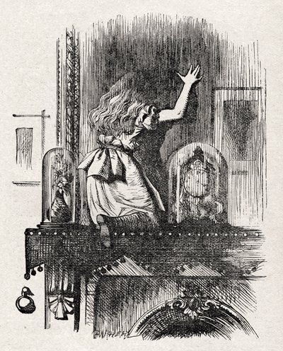 Attraverso lo specchio da John Tenniel